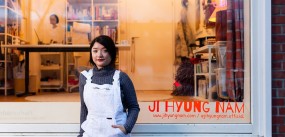 Ji Hyung Nam ist neue Quartierskünstlerin in Dulsberg. | Foto: Mike Schäfer